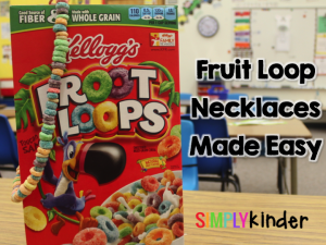 Fruit Loop Necklaces, Kindergarten, Teachers Pay Teachers