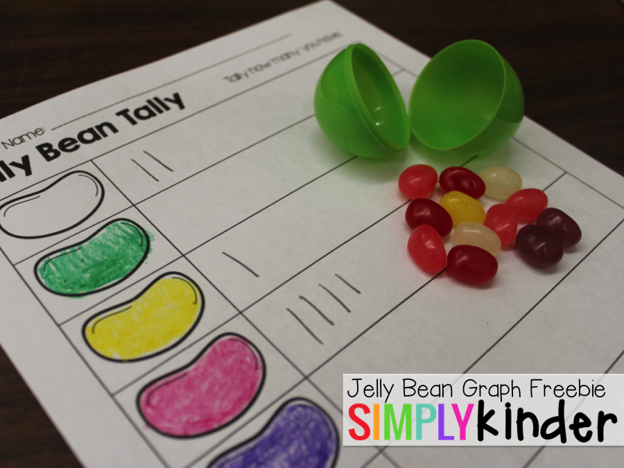 Free Jelly Bean Math Printables from Simply Kinder!