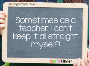 Truth About Teaching Kindergarten