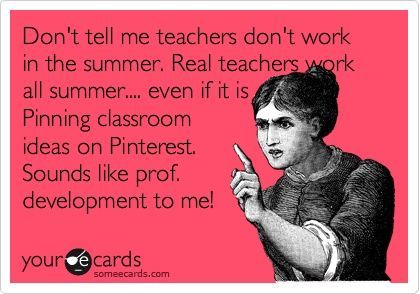 Pinning should be considered professional development for teachers!  =)  