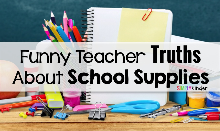 Funny Teacher Truths About School Supplies (told through GIFs)