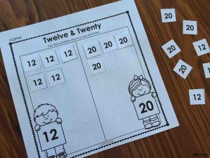12 and 20 Confusion - Use these fun activities to help kids remember the numbers 12 and 20. Simply Kinder