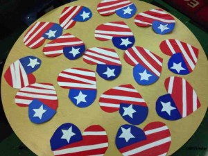 American flag hearts - an easy craft for any patriotic holiday!