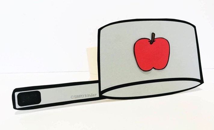 free johnny appleseed sentence strip hat