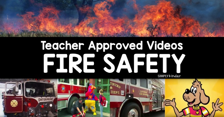 Teacher approved fire Safety videos for Preschool, Kindergarten, and First Grade.