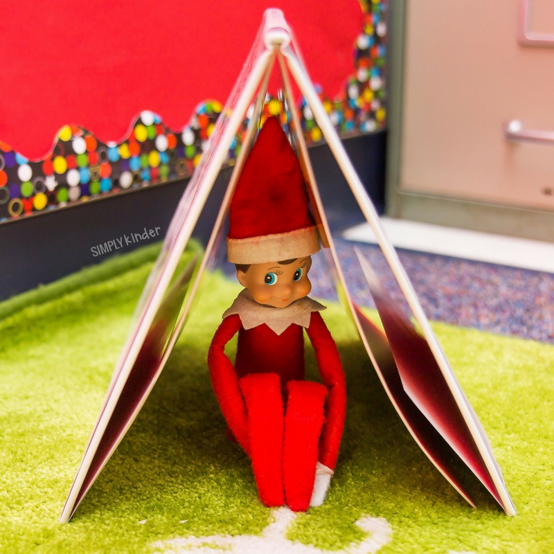 Elf on the Shelf Classroom Ideas and Inspiration using the Elves at Play set. Perfect for preschool, kindergarten, and first grades. 