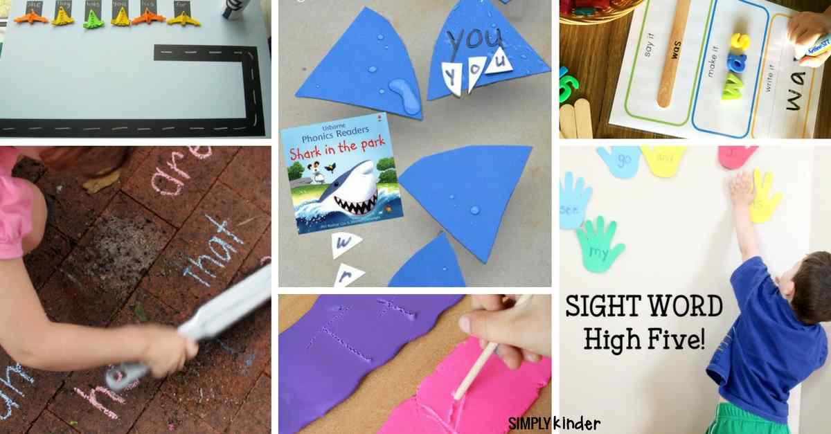 Sight Word Activities for Kinder Classrooms - Simply Kinder