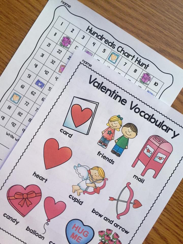 Valentine's Day No Prep Printables for Kindergarten from Simply Kinder. These activities will have your students practicing essential literacy and math skills with a fun love twist. 