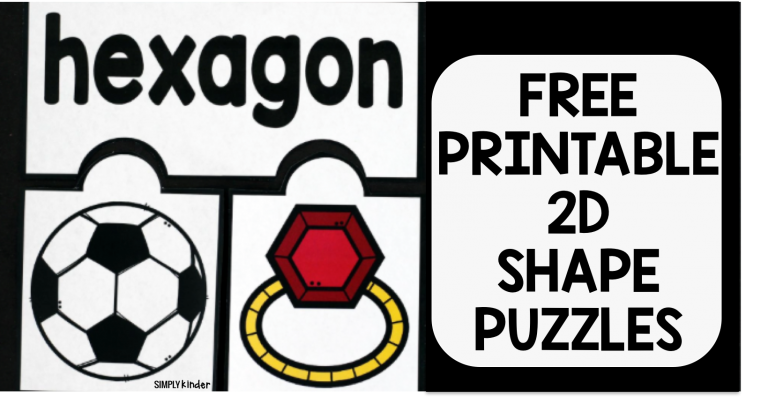 Free Printable 2D Shapes Puzzle