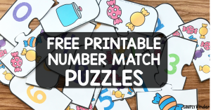 Free Printable Number Match Puzzles