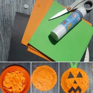 Paper Plate Pumpkin Craft Simply Kinder