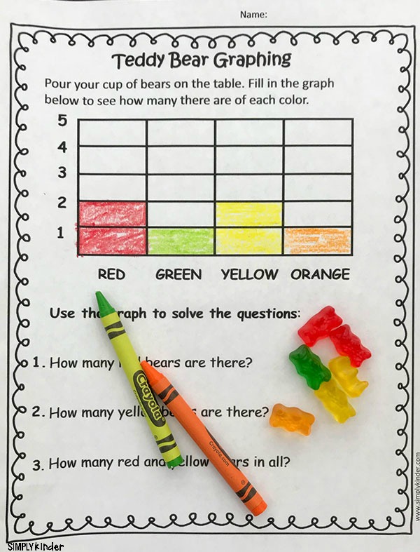 Teddy Bear Picnic Simple S.T.E.A.M. Worksheets