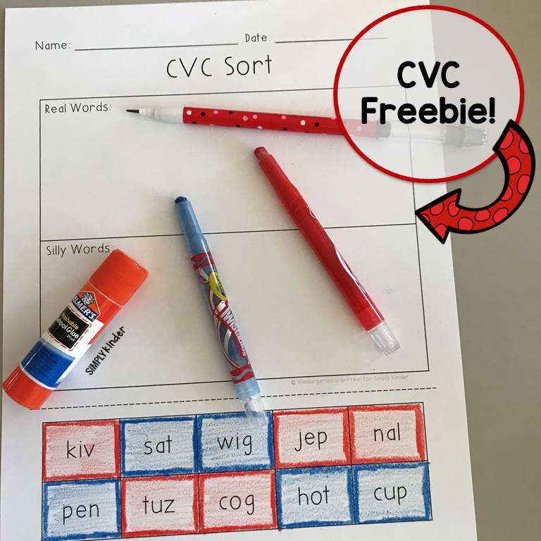 Being able to read and decode real and non-sense CVC words is an important step of the reading process. Here are some quick ways to incorporate CVC practice with your students.