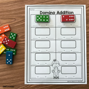 Free Printable Domino Addition - Simply Kinder