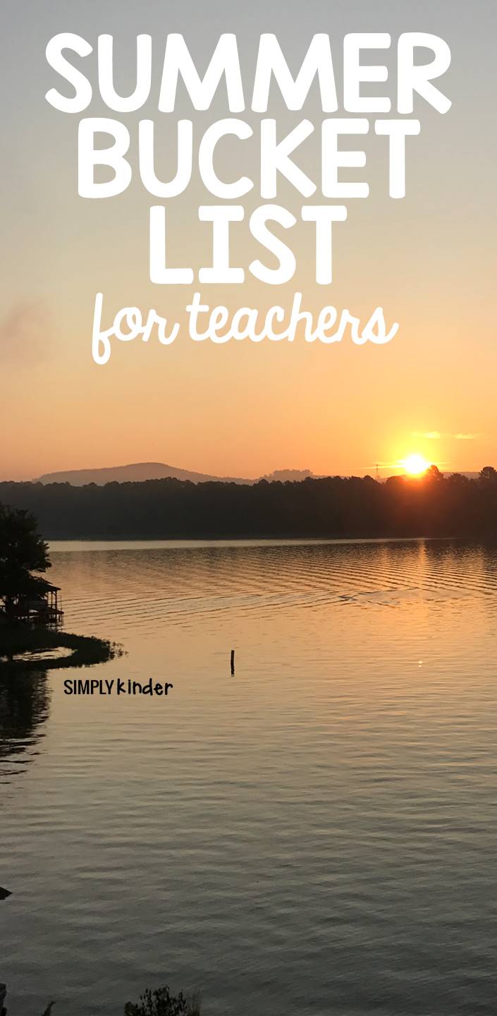 Summer break is a great time to try some things that we don’t have time to do during the school year. I created a summer bucket list that is perfect for teachers – it includes a combination of relaxing, fun, and productive activities. The perfect balance for any teacher! What are your summer plans?