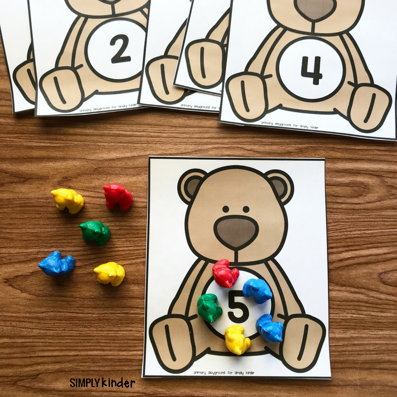 counting to ten with bears