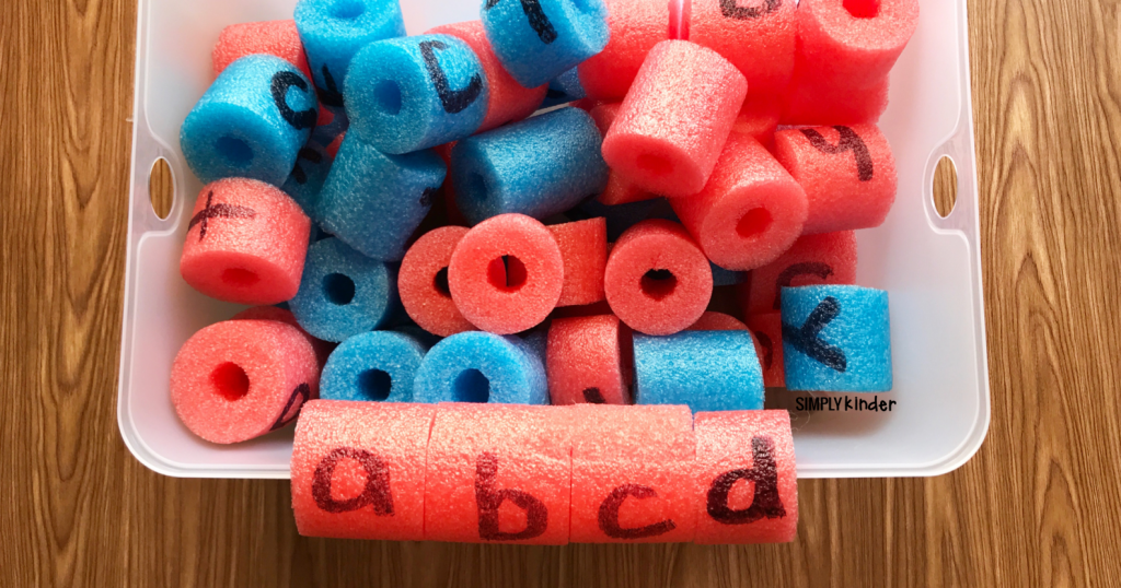 5 ways to use pool noodle letters