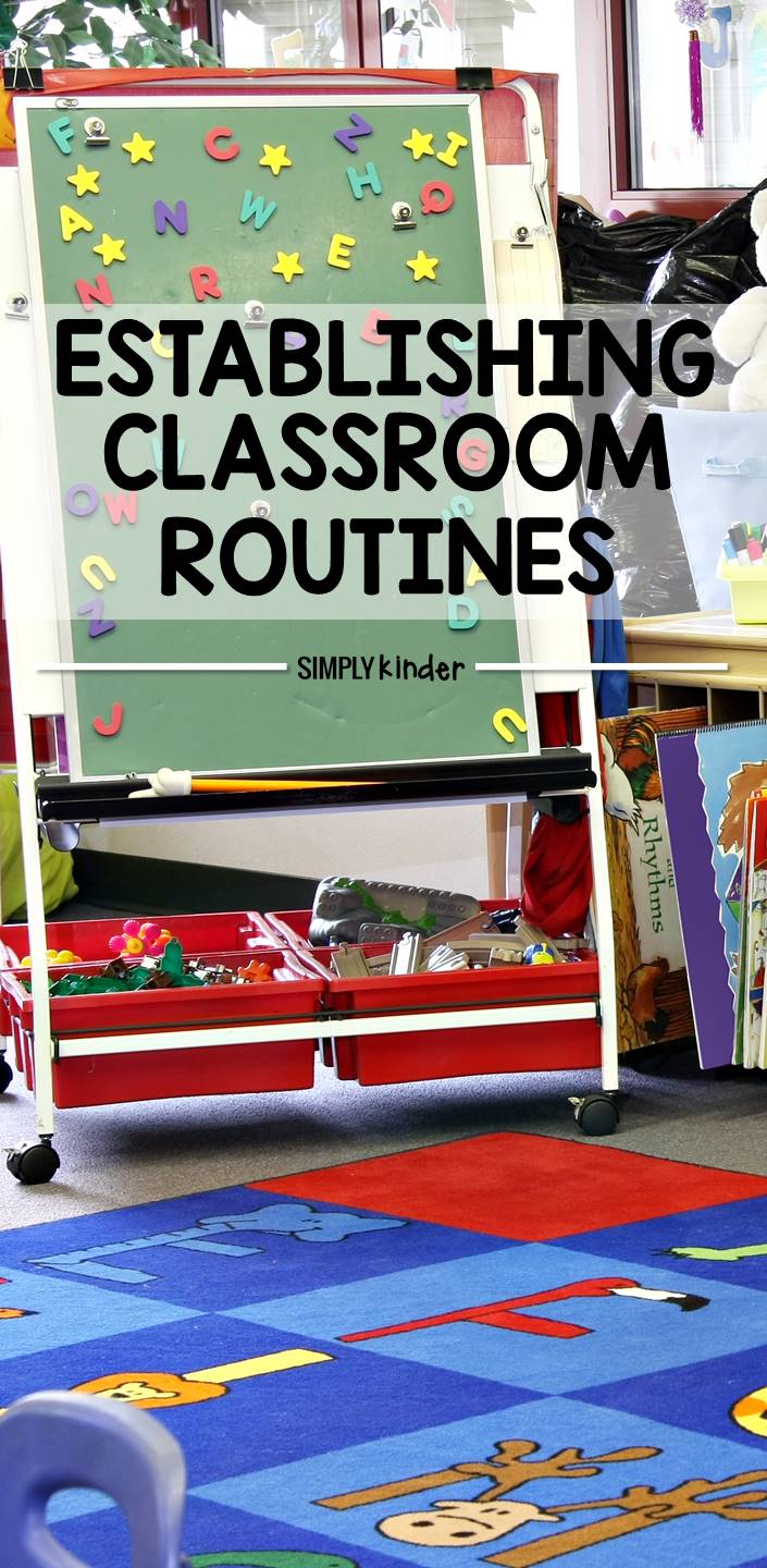 It is so important to establish classroom routines at the beginning of the school year. This list of routines helps me know what I need to teach my students when they come to my classroom at the beginning of the school year.
