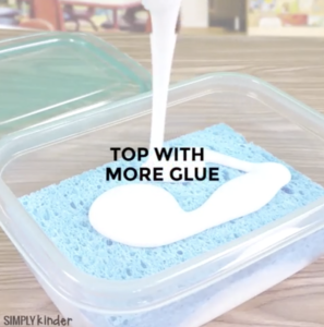 Glue sponge tips