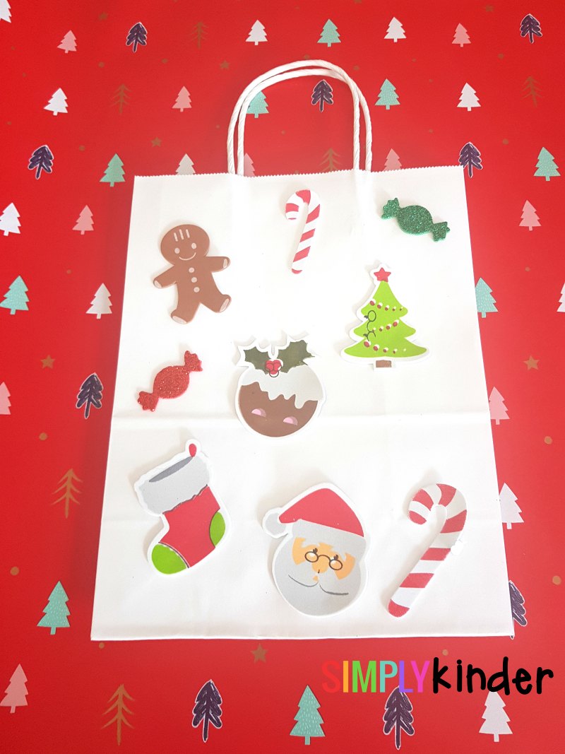 easy sticker gift bags finished product with logo