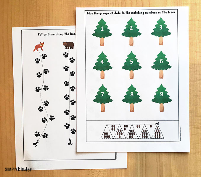 Forest animals printable pack.