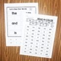 Editable Word Lists with Printables - Simply Kinder
