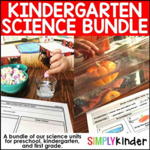 Kindergarten Science Bundle