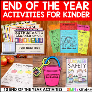 End of Year Activities Bundle, ELA Activities, Math Activities, Crafts & MORE