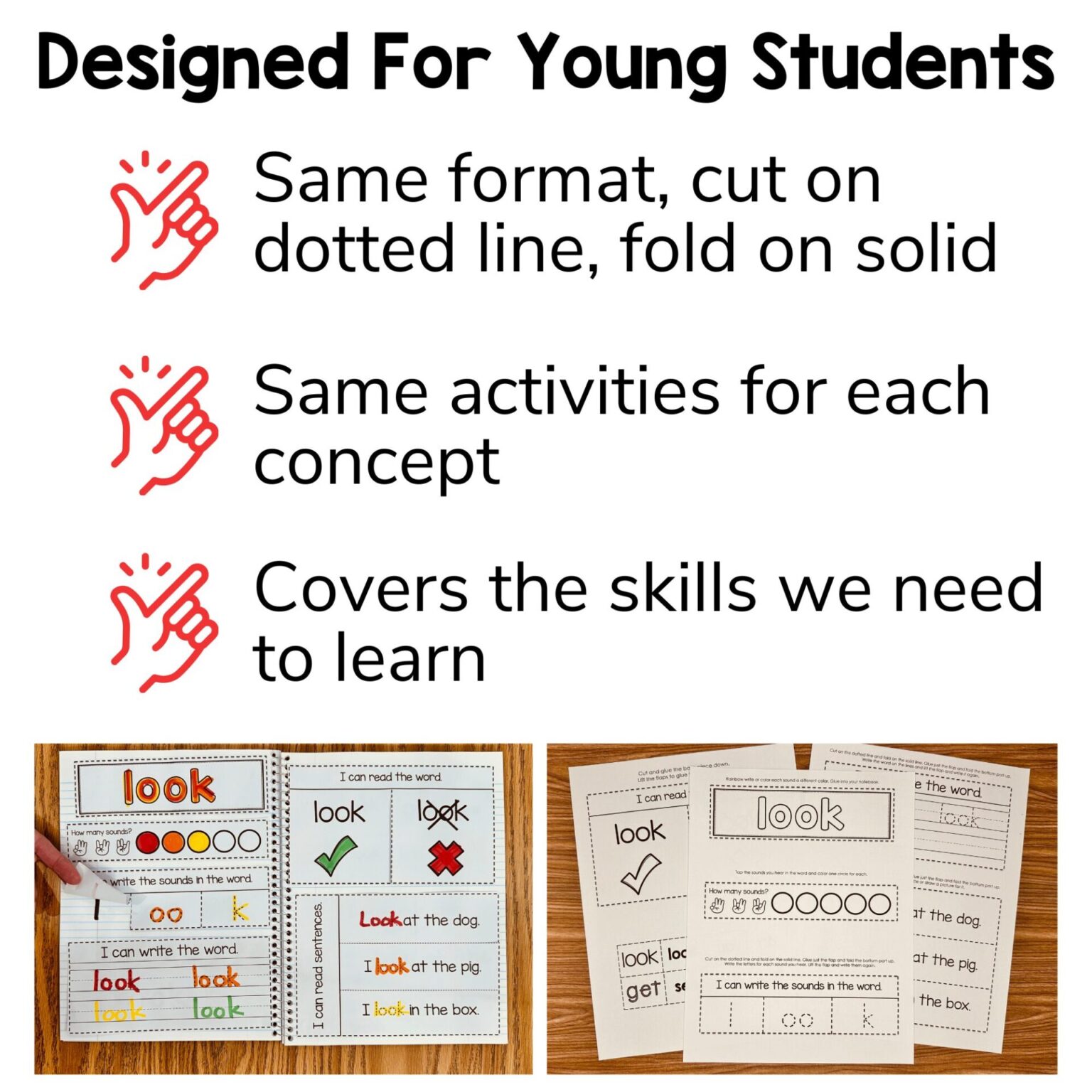 Sight Word Interactive Notebook - Fry 51-100 - Simply Kinder