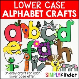 Alphabet Crafts - Lowercase