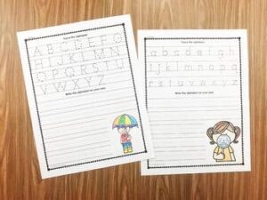 Alphabet Letters - Alphabet Writing Printables - Simply Kinder