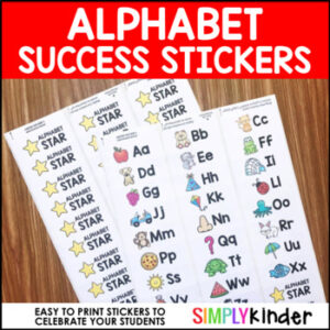 Alphabet Success Stickers