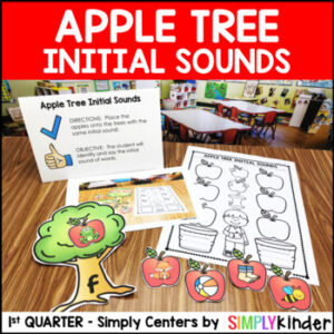 Apple Tree Initial Sound Center - Kindergarten Center - Simply Centers