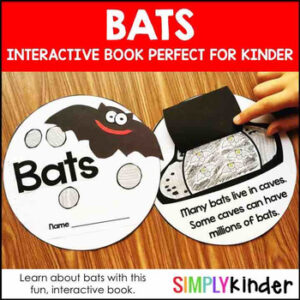 Bats Kindergarten Interactive Book