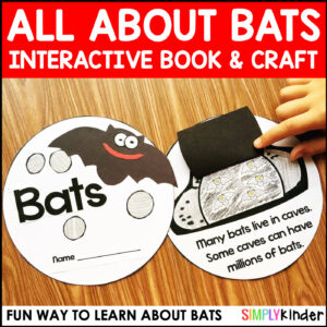 Bats Kindergarten Interactive Book