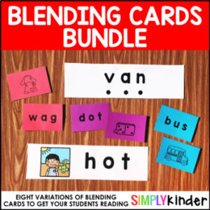 Blending Card Bundle - Short and Long Vowel Blending Cards