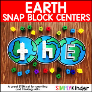 Earth Alphabet Snap Block Center