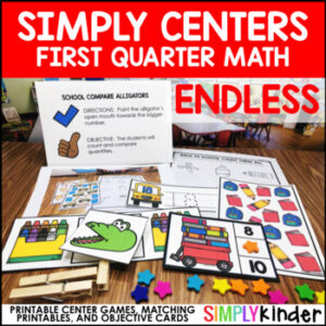 First Quarter Simply Math Centers - Endless
