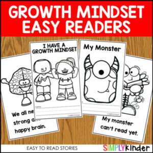 Growth Mindset Easy Readers