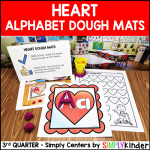 Heart Alphabet Dough Center