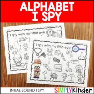 I Spy Alphabet Activities