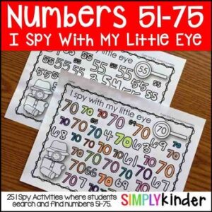 I Spy Numbers 51-75