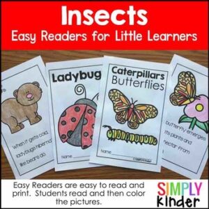 Insect Easy Readers for Little Learners