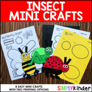 Bug and Insects Mini Crafts, Spring Bulletin Board