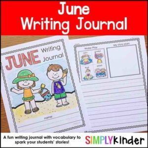 June Writing Journals