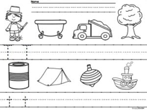 Letter t | Alphabet Printables and Centers - Simply Kinder