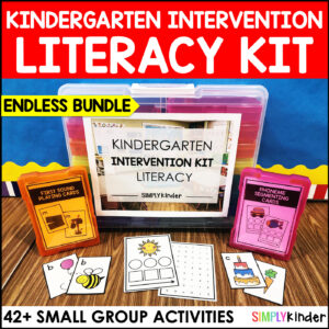 Literacy Intervention Kit Centers & Activities, Kindergarten Small Group
