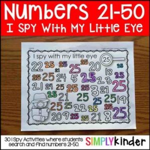 Number I Spy (21-50)