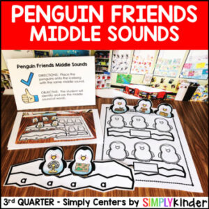 Penguin Friends Middle Sounds - Simply Centers