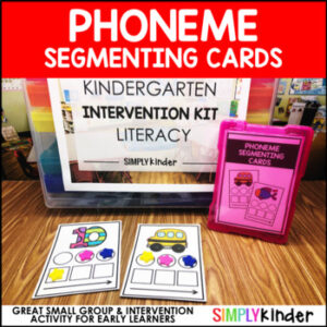 Phoneme Segmenting Cards
